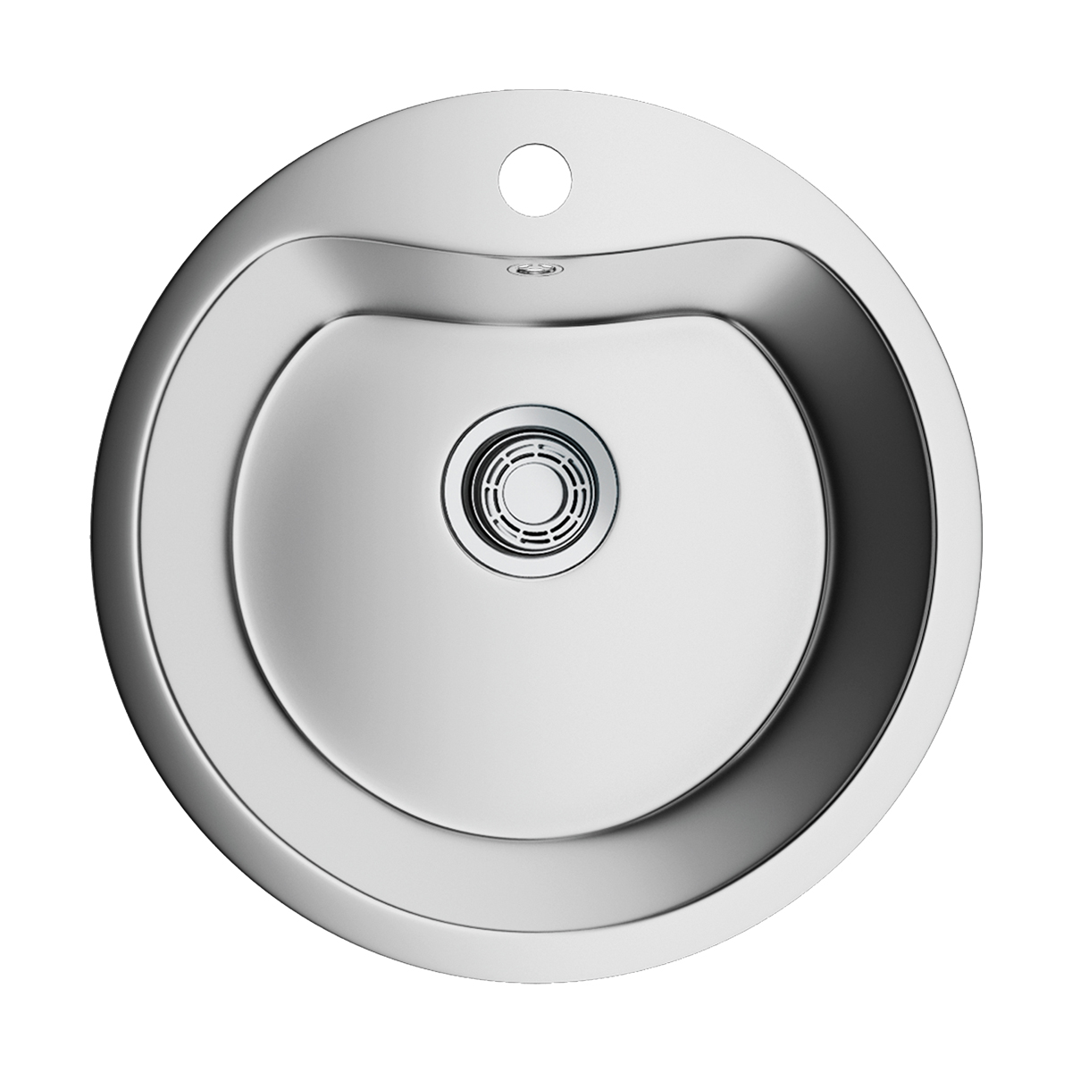 Кухонные мойки Кухонная мойка 510x510x180 Saroma 51-IN нержавеющая сталь/нержавеющая сталь 