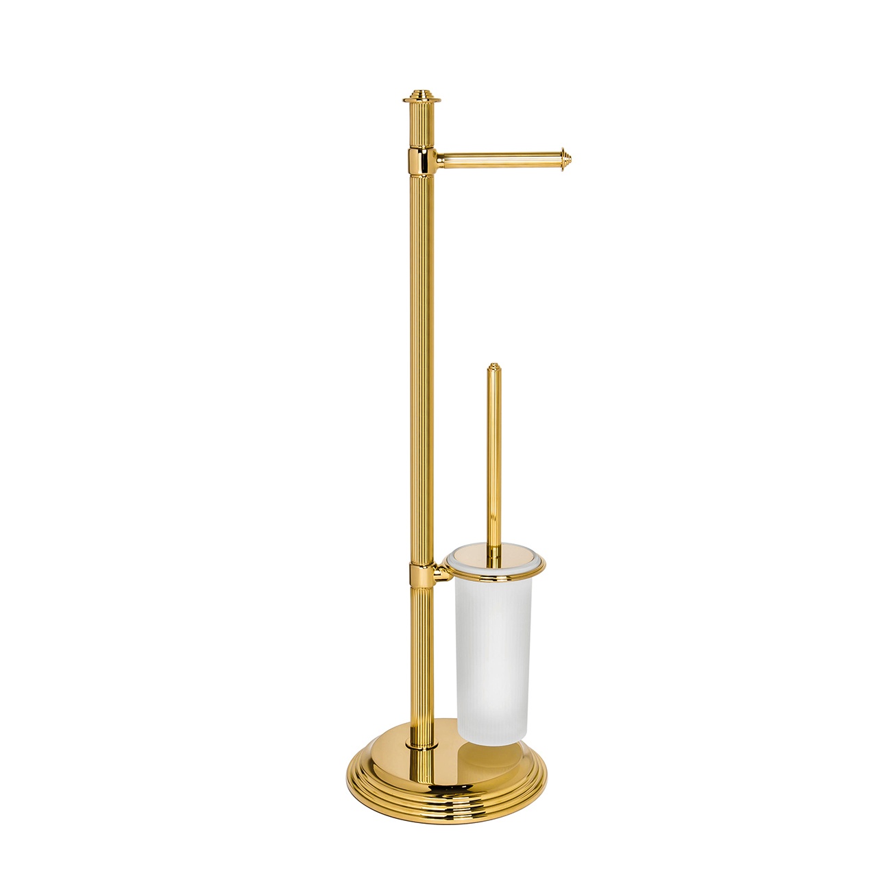 Напольная стойка с аксессуарами 73 см для унитаза, золото