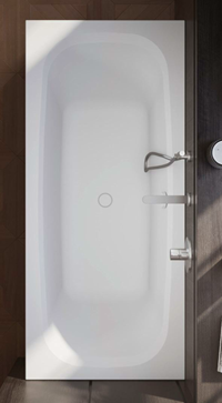 Ванна 1800x800, DuroCast Smooth, цвет белый матовый