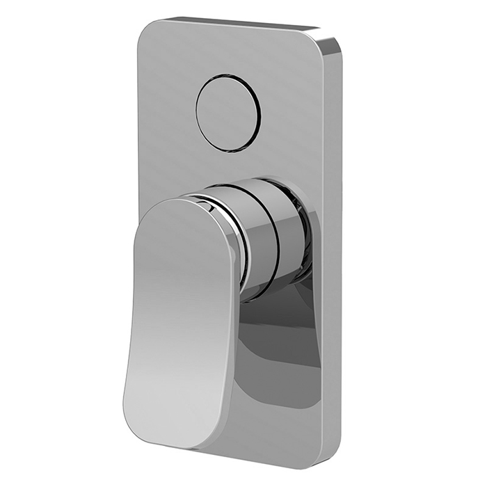 Смесители Смеситель для душа, встраиваемый, с переключателем на 2 выхода, цвет хром 