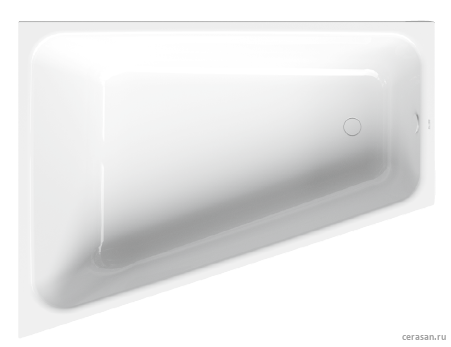 Ванны Ванна 1700x1300x420, с BetteАнтислип Sense, исполнение левое, цвет-белый 