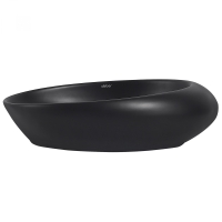 Раковины Раковина накладная 49х31 цвет черный матовый 