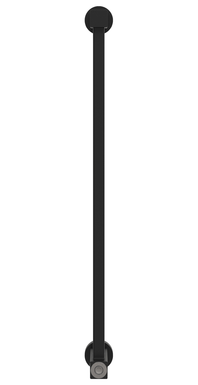 Полотенцесушители Полотенцесушитель электрический 600х166 (Матовый чёрный) 