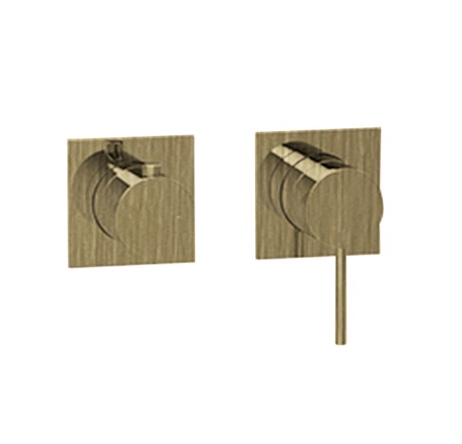 Смесители Смеситель для ванны на 2 или 3 потребителя, внешняя часть, латунь шлифованная 