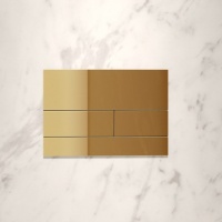 Системы инсталляции Металлическая панель смыва унитаза TECEsquare с цветным PVD покрытием, глянец, позолоченный 