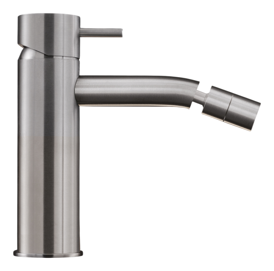 Смесители Смеситель для биде Milo360, однорычажный, регулируемый излив H. 155 мм, сталь, цвет Black Diamond сатинированный 