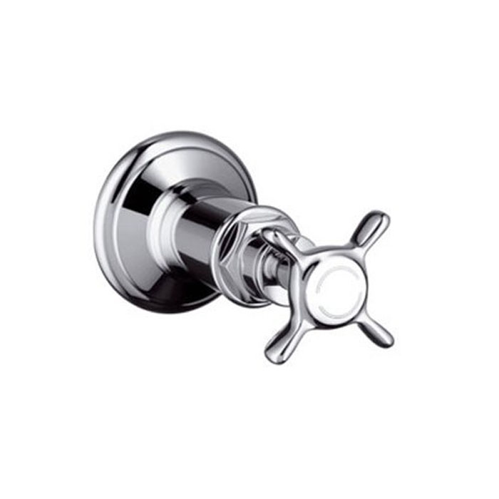 Смесители Запорный вентиль, скрытый монтаж, цвет хром 