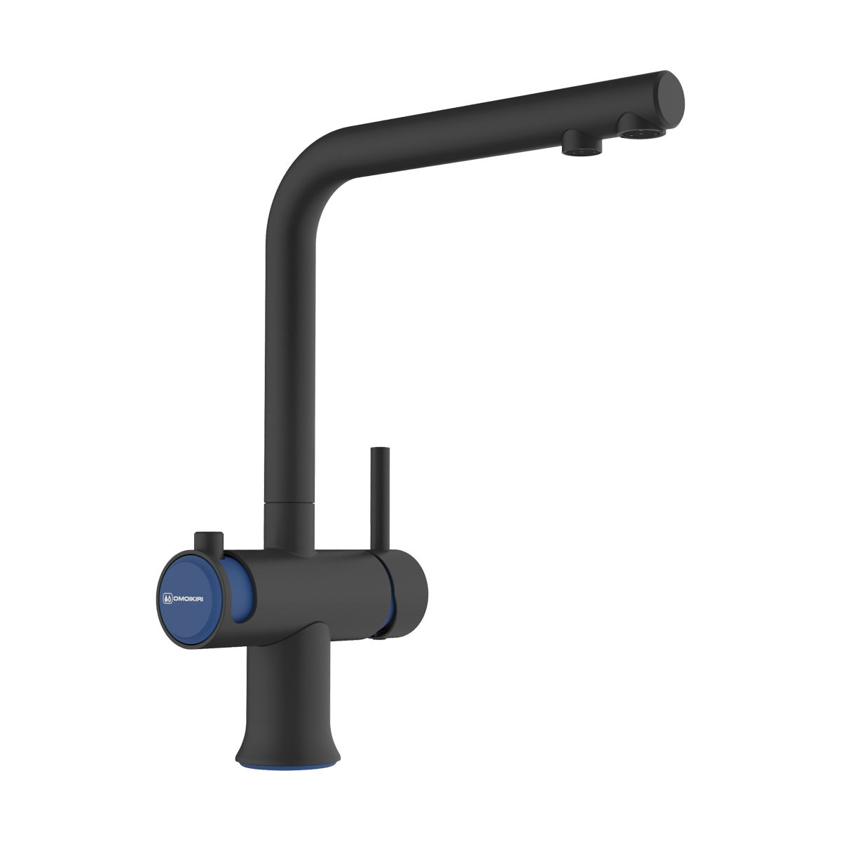 Смесители для кухни Смеситель для кухни Hotaru-GB-IB латунь/графит/indigo blue 