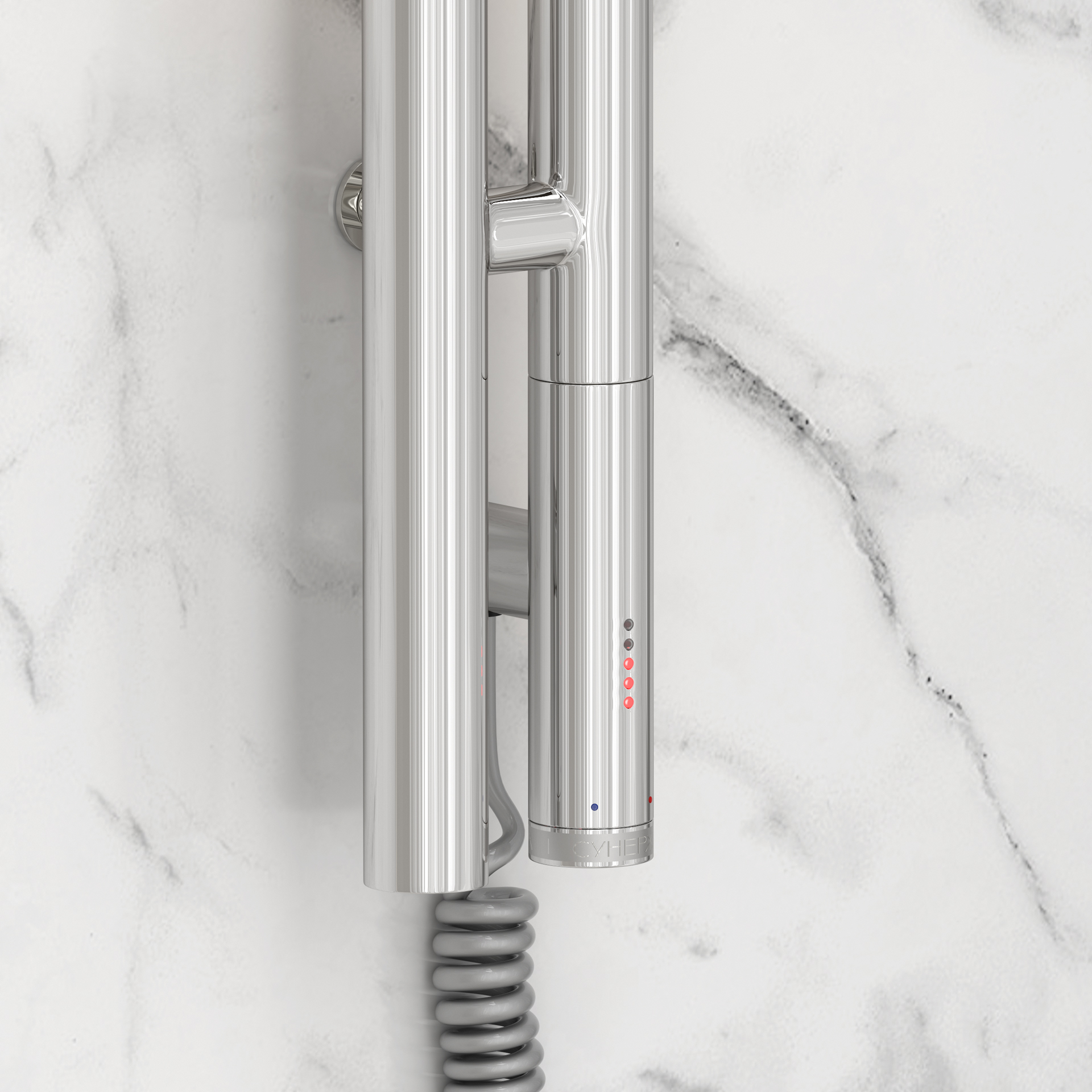 Полотенцесушители Полотенцесушитель электрический 1800 правый (Без покрытия) 