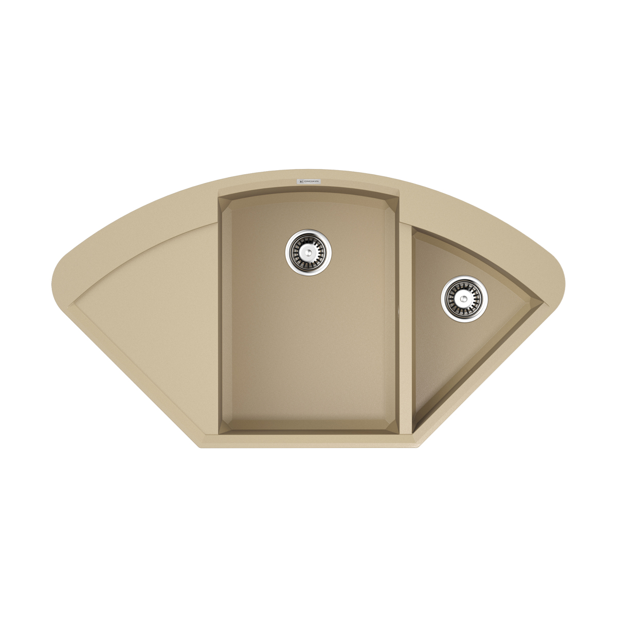 Кухонные мойки Кухонная мойка 1057x575x210 Sakaime 105C-CH Tetogranit/шампань 