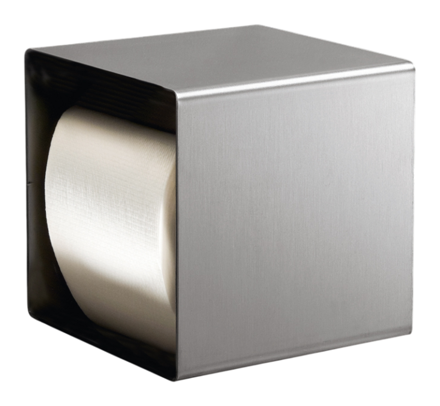 Бумагодержатель Neutra, настенный, боковой, сталь, цвет сатинированная сталь