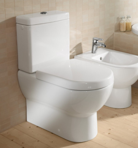 Бачок для унитаза Subway, подключение воды сбоку или сзади, кнопка хром