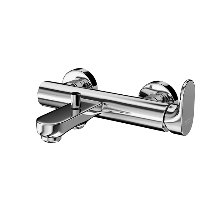 Смесители Смеситель для ванны настенный с переключением ванна/душ, цвет хром 