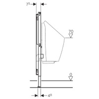 Системы инсталляции Duofix 111.686.00.1 Система инсталляции для писсуара 