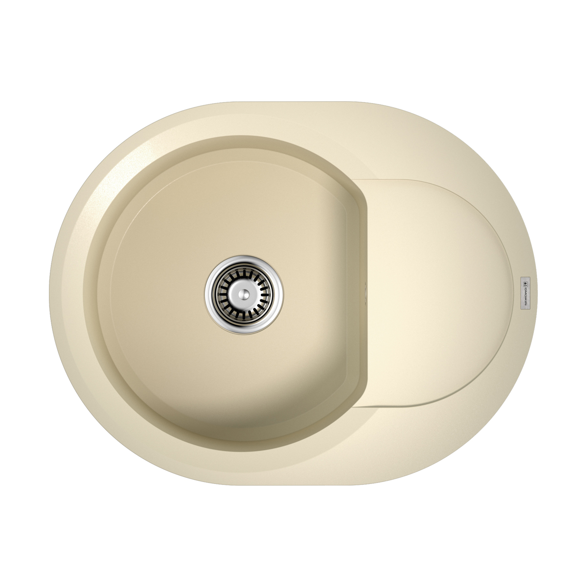 Кухонные мойки Кухонная мойка 600x470x195 Sakaime 60E-BE Tetogranit/ваниль 