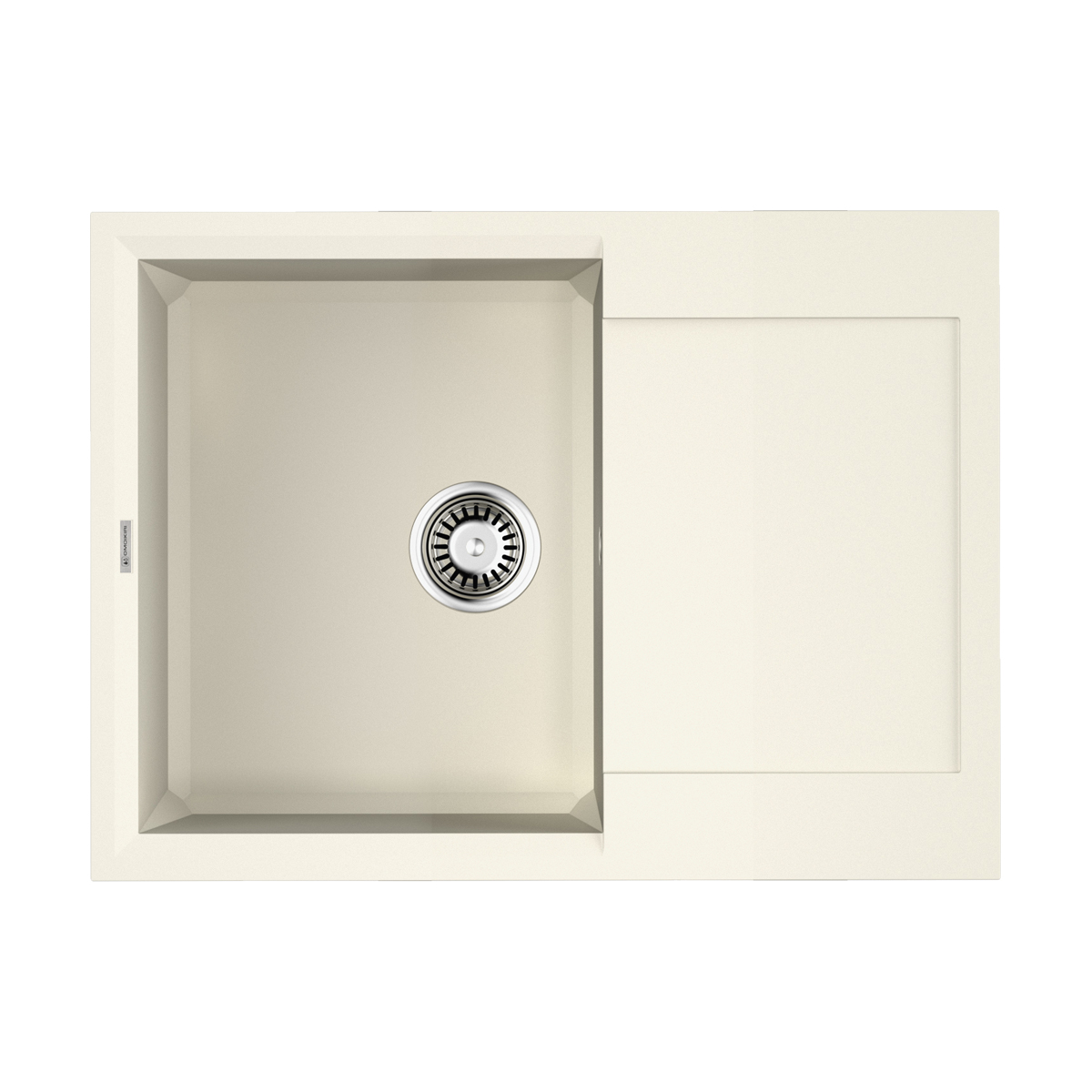 Кухонные мойки Кухонная мойка 680x500x190 Sakaime 68-WH Tetogranit/белый 