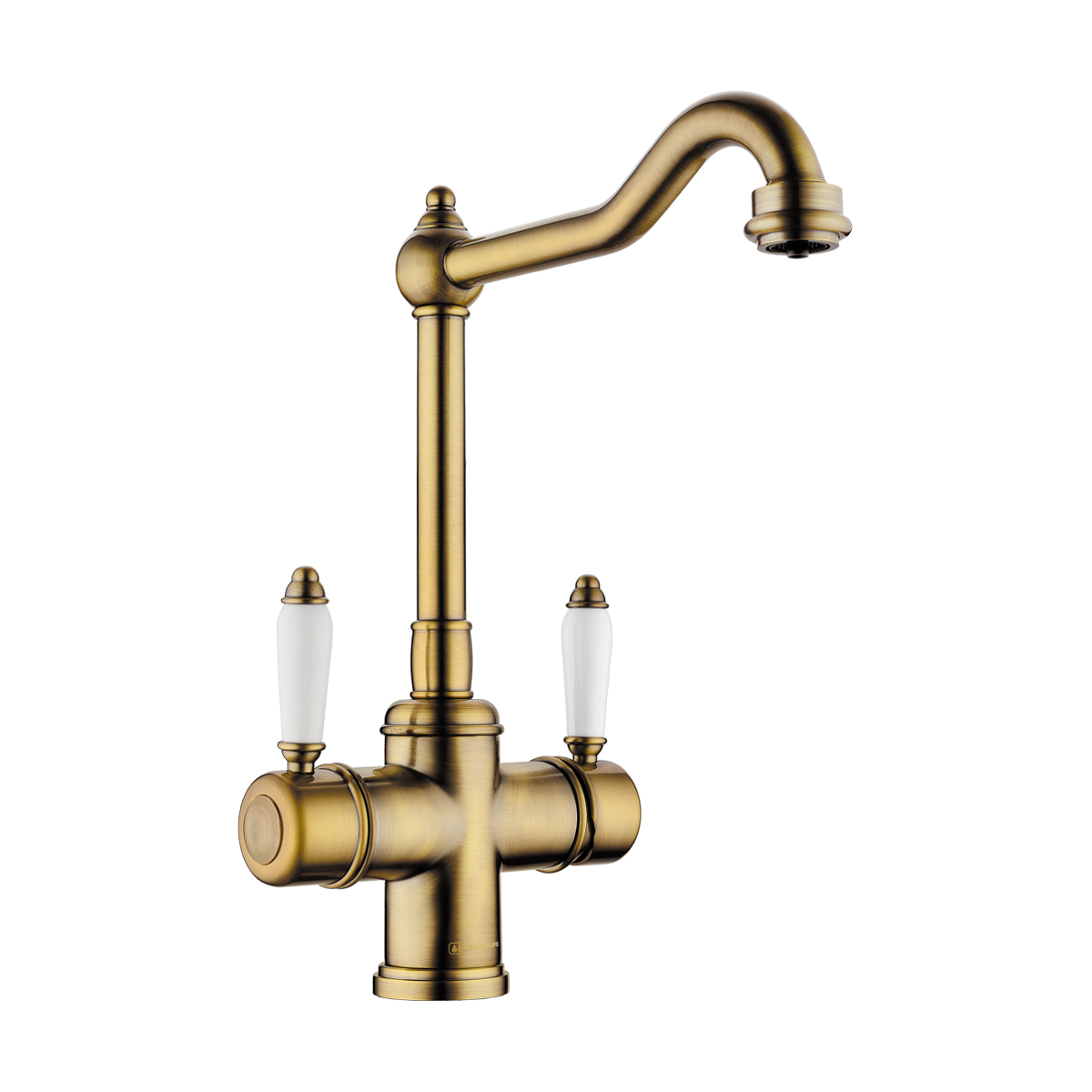 Смесители для кухни Смеситель для кухни Tottori-AB-022 латунь/античная латунь 