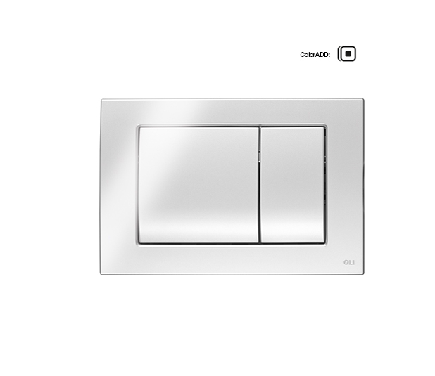 Системы инсталляции Панель METAL DUAL (металлическая), двойной слив, хром 