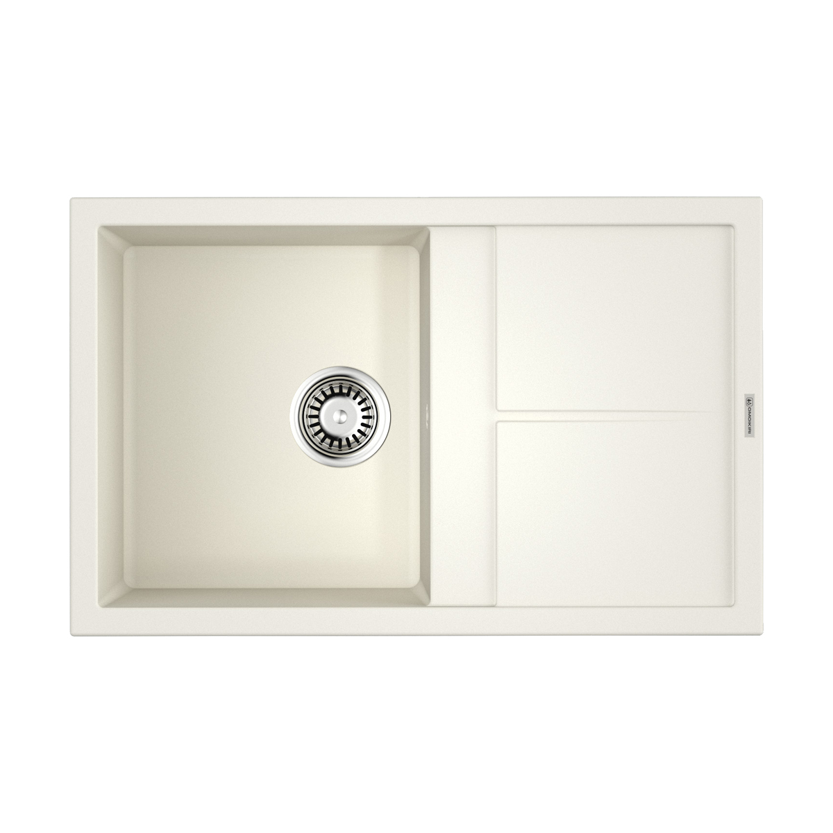 Кухонные мойки Кухонная мойка 790x500x200 Sumi 79-WH Tetogranit/белый 