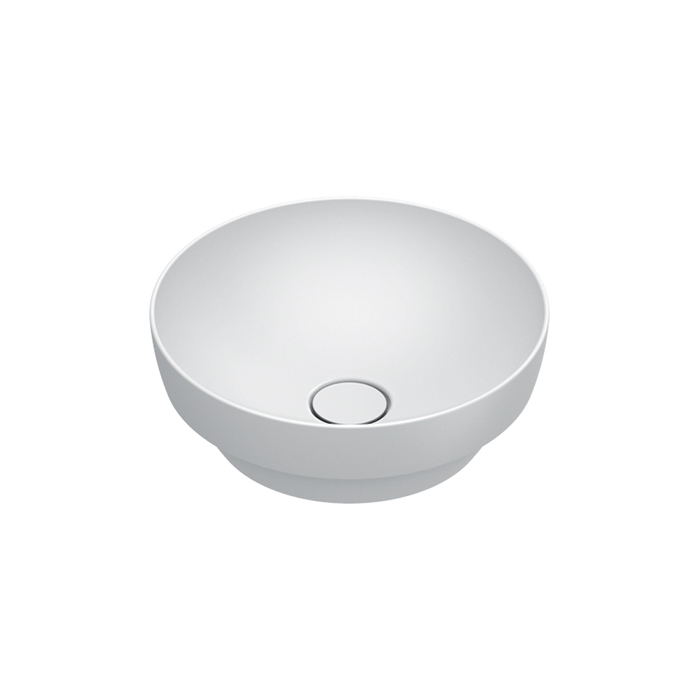 Раковины Раковина 40 h14 встраиваемая, без отверстий под смеситель, покрытие Cataglaze+, цвет белый матовый 