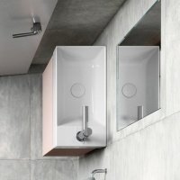 Раковины Раковина накладная, подвесная 50*25 см (белый глянцевый) 