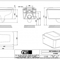 Унитазы GESSI Унитаз подвесной 558х362 мм., в комплекте с крышкой-сиденьем с механизмом Soft Close, фурнитура хром, цвет белый глянцевый 