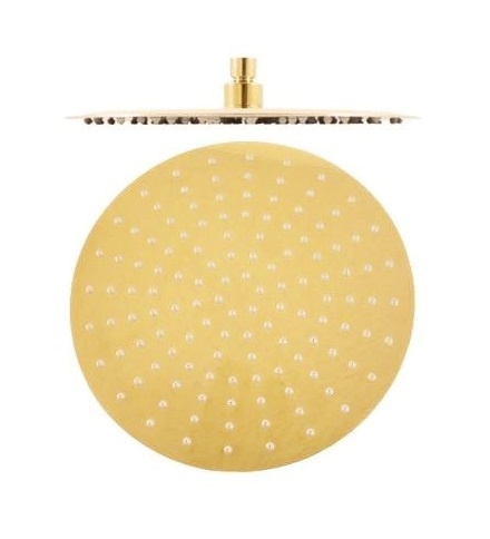 Душевая программа Верхний душ диаметр 200 мм, золото шлифованное 