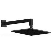 Душевая программа Верхний душ 250*250 мм (чёрный матовый) 