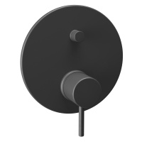 Смесители Смеситель для ванны на 2 потребителя, внешняя часть, чёрный матовый 