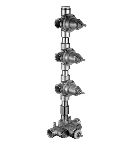 Смесители Внутренняя часть термостатического смесителя для душа 3/с 3 выпусками 