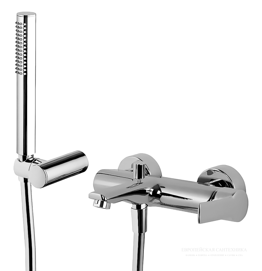 Cмеситель для ванны Mast с душевым гарнитуром, цвет хром