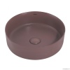 Раковины Раковина накладная 36х36 цвет коричневый