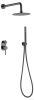 Смесители Смеситель встроенный + верхний+ ручной душ, Shine Gun Metall