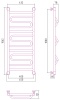 Полотенцесушители Дизайн-радиатор 1000х400