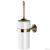 Аксессуары для ванной Ёршик подвесной (белая керамика), цвет светлое золото