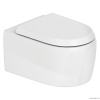Duravit Qatego Унитаз подвесной безободковый 370х570 мм, с креплением durafix и петлями из нержавеющей стали, цвет белый 2556090000