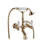 Смесители Смеситель для ванны настенный, с переключателем ванна/душ, с ручным душем на держателе, ручки PETIT M. BLANC