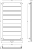 Полотенцесушители Полотенцесушитель 1000х500 (Матовый белый)