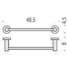 Аксессуары для ванной Полотенцедержатель 48.5 см, цвет хром