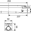 Душевые лотки и трапы TECE сифон TECEdrainprofile &laquo;стандартный&raquo; с боковым сливом DN 50