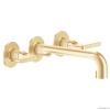 Смесители Смеситель для раковины настенный, цвет золото
