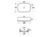 Раковины Раковина 60х42 накладная