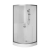 Душевые кабины и ограждения Кабина, 90х90, профиль мат. хром, стекло прозрачное