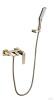 Смесители Смеситель для ванны с душевым гарнитуром золото