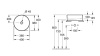 Раковины Раковина накладная круглая 40 см, высота 14,5 см, без перелива