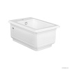 Биде Gessi Eleganza Биде подвесное с 1 отверстием под смеситель, с сифоном, цвет: белый