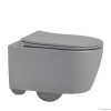 Унитазы Унитаз подвесной серый матовый, безободковый