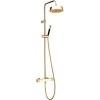 Смесители Душевая система - комплект с термостатическим смесителем (золото)