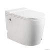 Унитазы Унитаз приставной белый с импульсным смывом