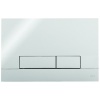 Системы инсталляции Панель механическая двойная NARROW OLIpure, пластик, хром глянц.